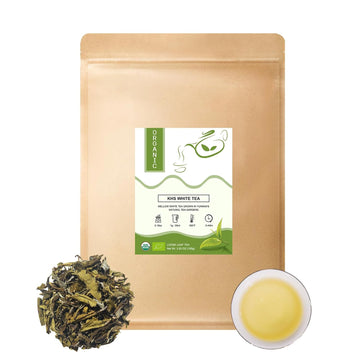 Khs White Tea Loose Leaf, 3.53 Oz Organic White Tea With Usda Certified, White Tea Leaves From Yunnan High Elevation Grown, Pure White Tea For Hot Or Iced Tea Beverages-100G