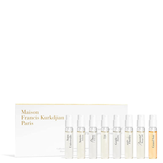 Maison Francis Kurkdjian Fragrance Wardrobe For Him 8-Piece Set, (2 X 0.06 Oz Eau De Toilette Spray + 6 X 0.06 Eau De Parfum Spray) : Beauty & Personal Care