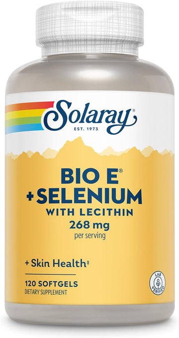 Solaray Bio E With Selenium Supplement, 400Iu, 120 Count