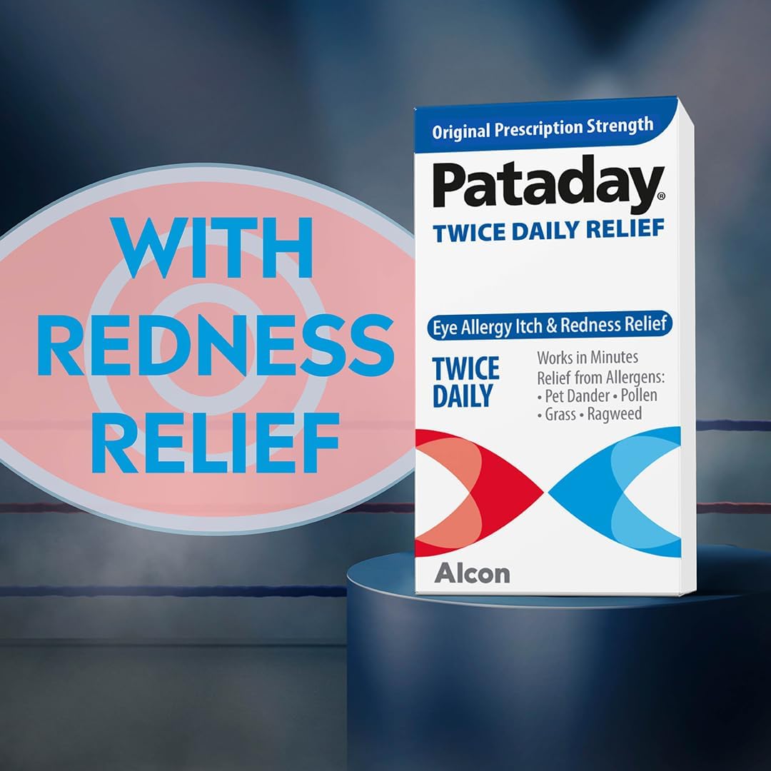 Pataday Twice Daily Relief, 0.17 Fl Oz : Health & Household