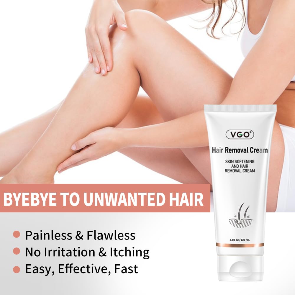 VGO Painless Bikini Gel for Women & Men, Unwanted Hair Removal for All Skin Types, 120ml / 4.06oz : Beauty & Personal Care