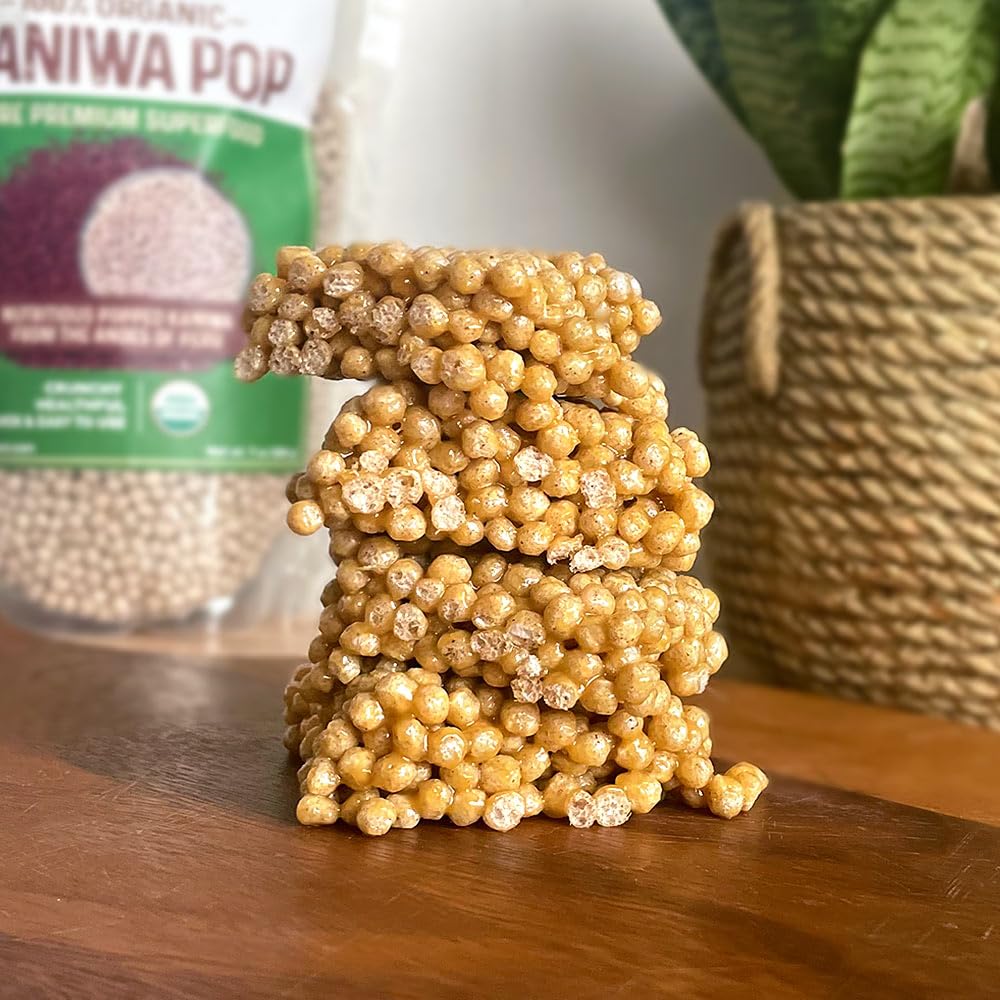 HerbaZest Kaniwa Pop Organic - 7oz – USDA Certified, Vegan & Gluten Free Superfood - Wholesome Addition to Yogurt & Cereal, Granola & Muesli, Salads & Desserts