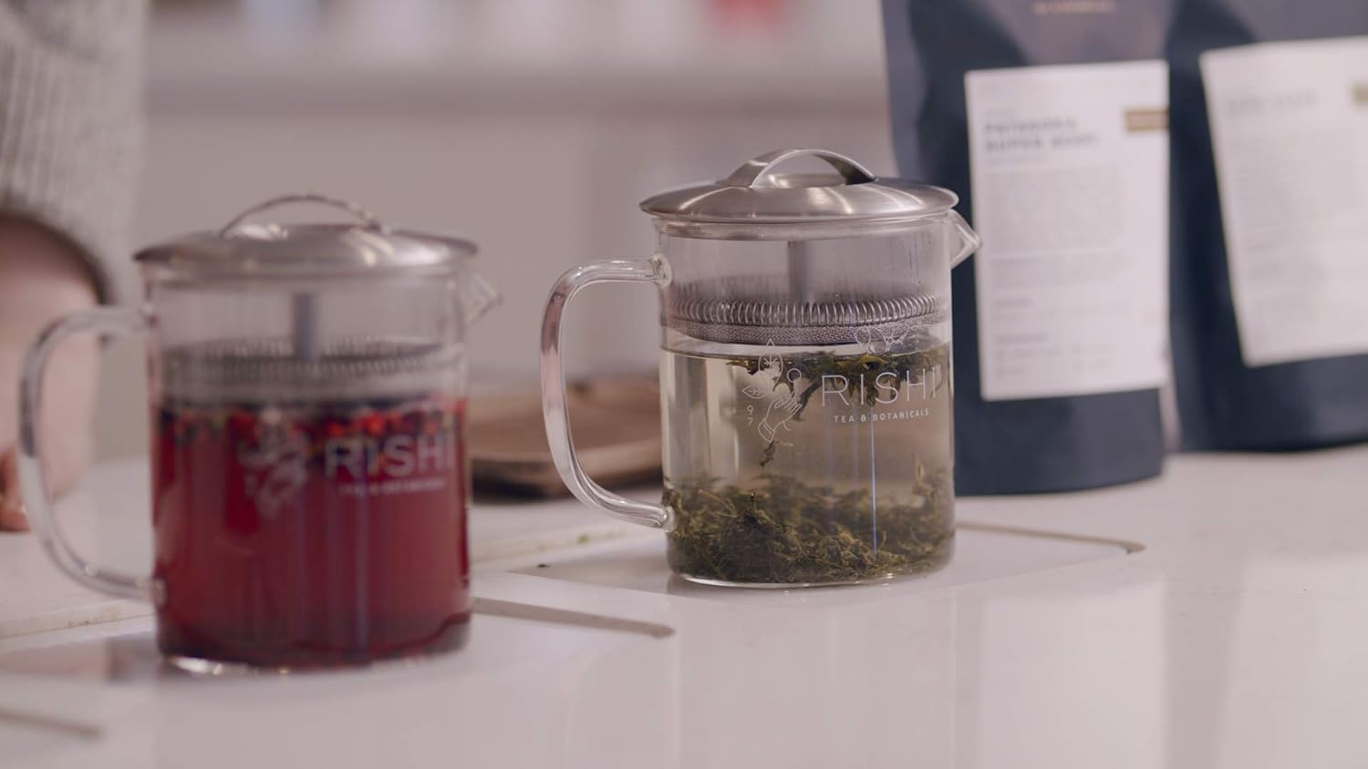Rishi Tea Jasmine Pearls Green Tea - Organic, Caffeinated Loose Leaf Tea, Hand-Rolled With Floral Aroma & Taste - 8.81 Ounces, 22+ Servings