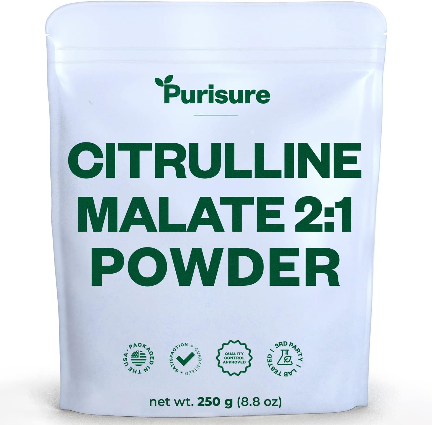 L-Ctrulline Powder 250G, Premium Citrulline 2:1 Malate Supplement For Strength Performance And Energy, Pre-Workout Citrulline Malate Powder - Enhance Muscle Pumps And Recovery - 83 Servings