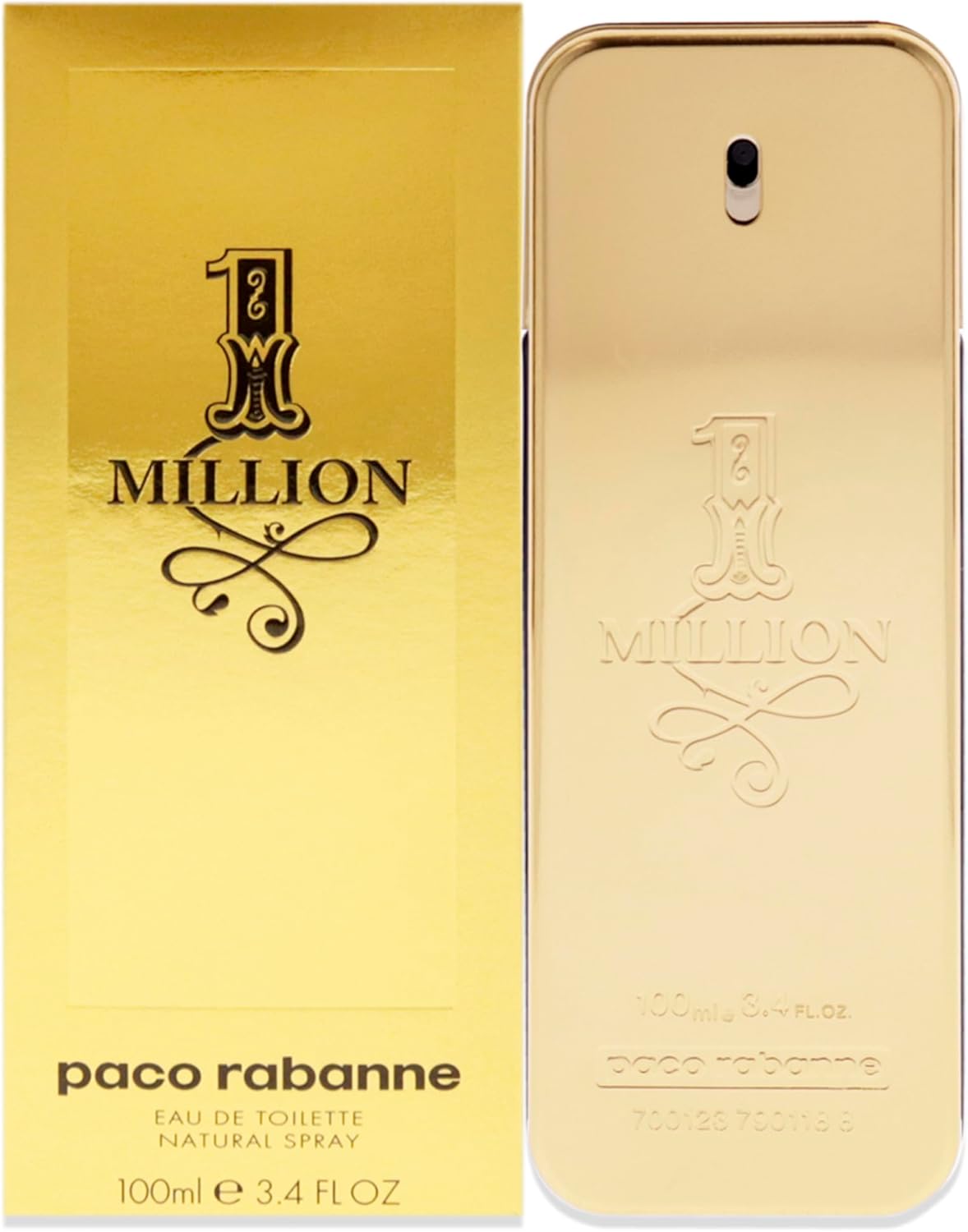Paco Rabanne 1 Million For Men 3.4 Oz Edt Spray