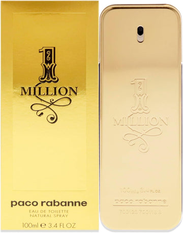 Paco Rabanne 1 Million For Men 3.4 Oz Edt Spray