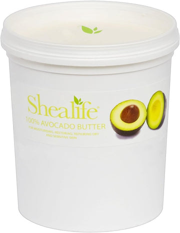 Avocado Butter for Conditioning Sensitive and Dry Skin Baby Skin Salve Treatment of Eczema Psoriasis and Damaged Skin Supplied Direct by Shea Life Skincare 1 Kg