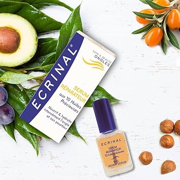 Ecrinal Repair Serum With 10 Precious Oils For Nails, 0.34 Fluid Ounce : Beauty & Personal Care