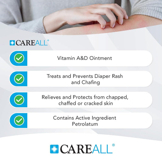 CareALL 15oz Tub Vitamin A&D Ointment Diaper Rash and Skin Protectant