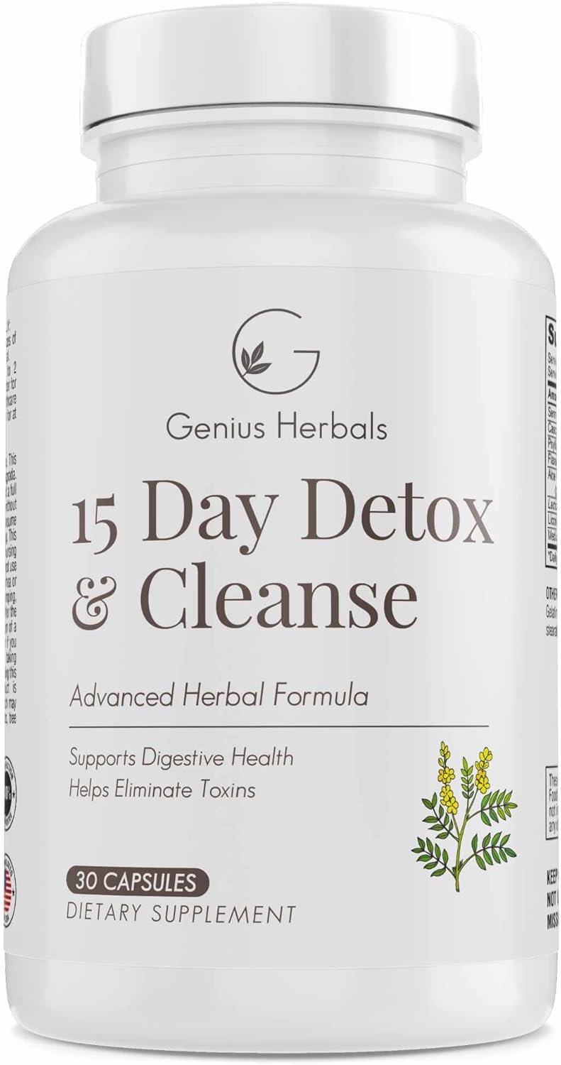 15 Day Detox And Cleanse - Helps Eliminate Toxins, Supports Digestive Health