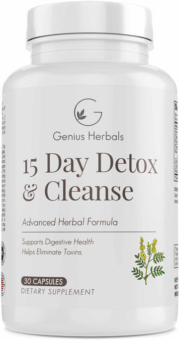 15 Day Detox And Cleanse - Helps Eliminate Toxins, Supports Digestive Health