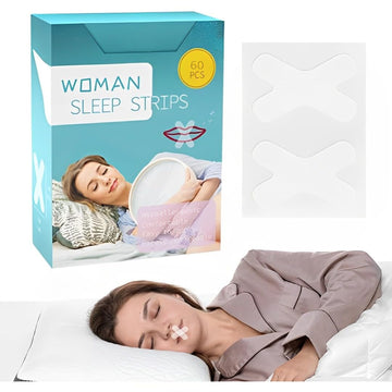 Sleep Strips, Anti Snoring Sleep Strips, Deeper Sleep and Reduced Snoring, Comfortable Sleep Tap, Anti Snoring Advanced Gentle Mouth Tape for Sleeping Stop Snoring (Women)