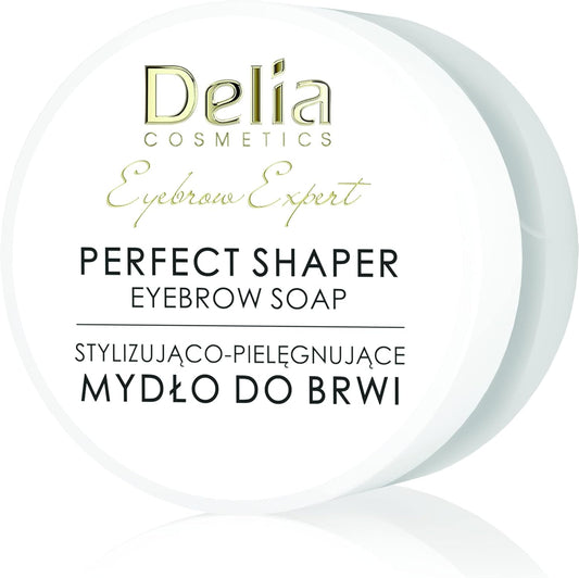 Delia Cosmetics - Styling Eyebrow Soap - Care And Moisturizing - Any Hair Color - Transparent Effect - Ginseng Extract - Set - Maximum Hold - Dream Shape - Gel - 10Ml