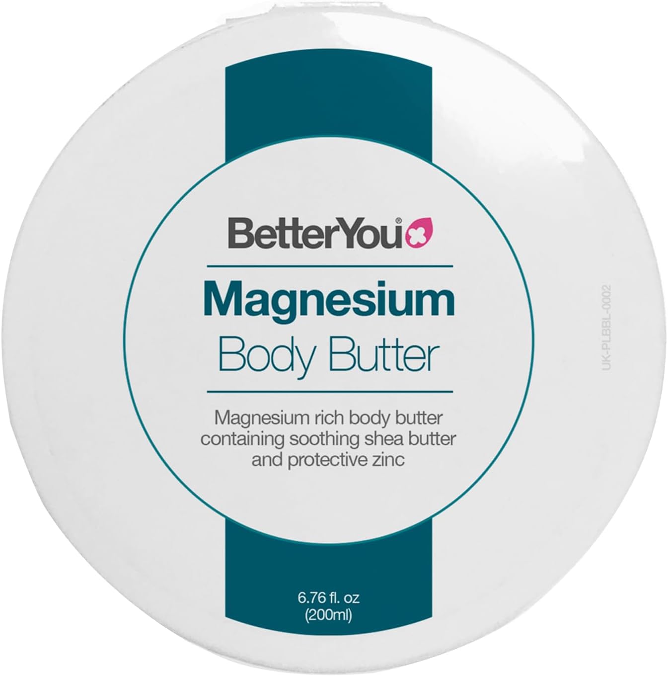 Betteryou Magnesium Skin Body Butter | Pure, Clean And Natural Source Of Magnesium Chloride |Soothing Shea Butter And Zinc Formulation | Palm-Oil Free | 200Ml