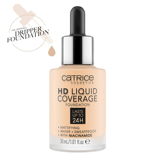 Catrice | Hd Liquid Coverage Foundation | Flawless, High Coverage | Vegan & Cruelty Free (042 | Sandy Rose)
