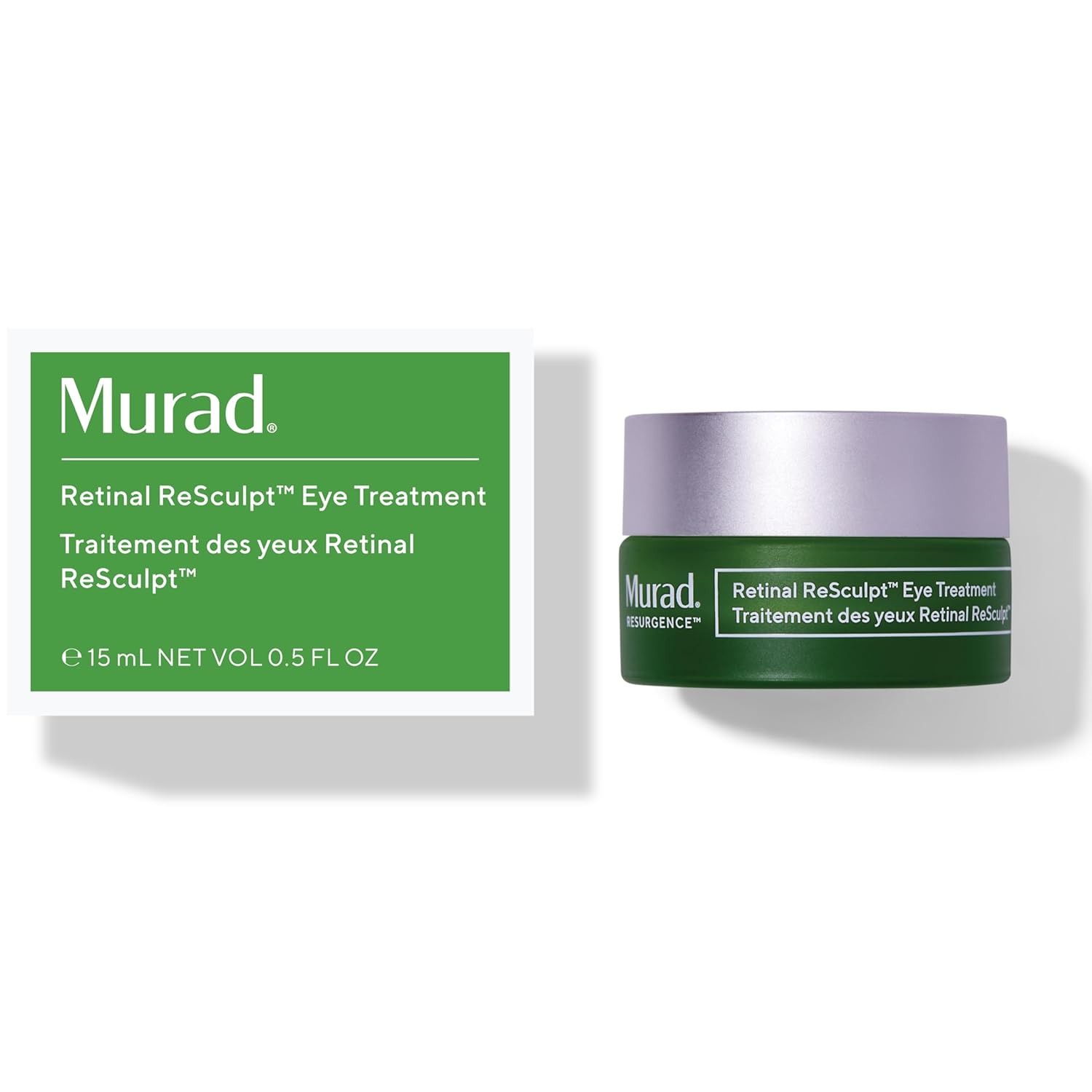 Murad Retinal Resculpt Eye Lift Treatment - Anti-Aging Eye Cream Lifts And Improves Sagging - Encapsulated Vitamin A Eye Care Firms Droopy Eyelids, Reduces Lines And Wrinkles - 0.5 Fl Oz