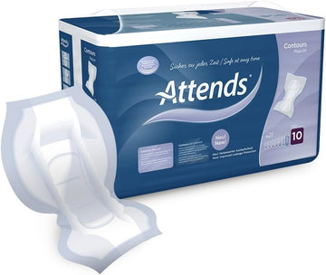 Attends Contours Regular 10 Pads