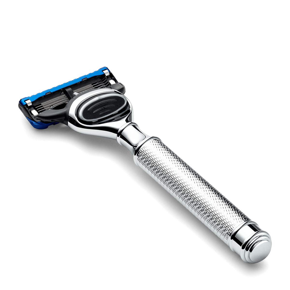 The Art of Shaving Fusion chrome engraved razor, 27 lb. : Beauty & Personal Care