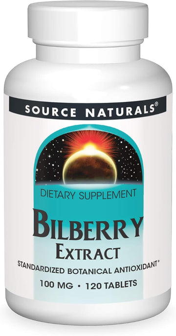 Source Naturals Bierry Extract 100 Mg Standardized Botanical Antioxidant - 120 Tablets