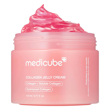 Medicube Collagen Jelly Cream- Niacinamide & Freeze-Dried Hydrolyzed Collagen - Boosts Skin'S Barrier Hydration And Gives 24H Glow & Lifted Look - No Artificial Color, Korean Skincare