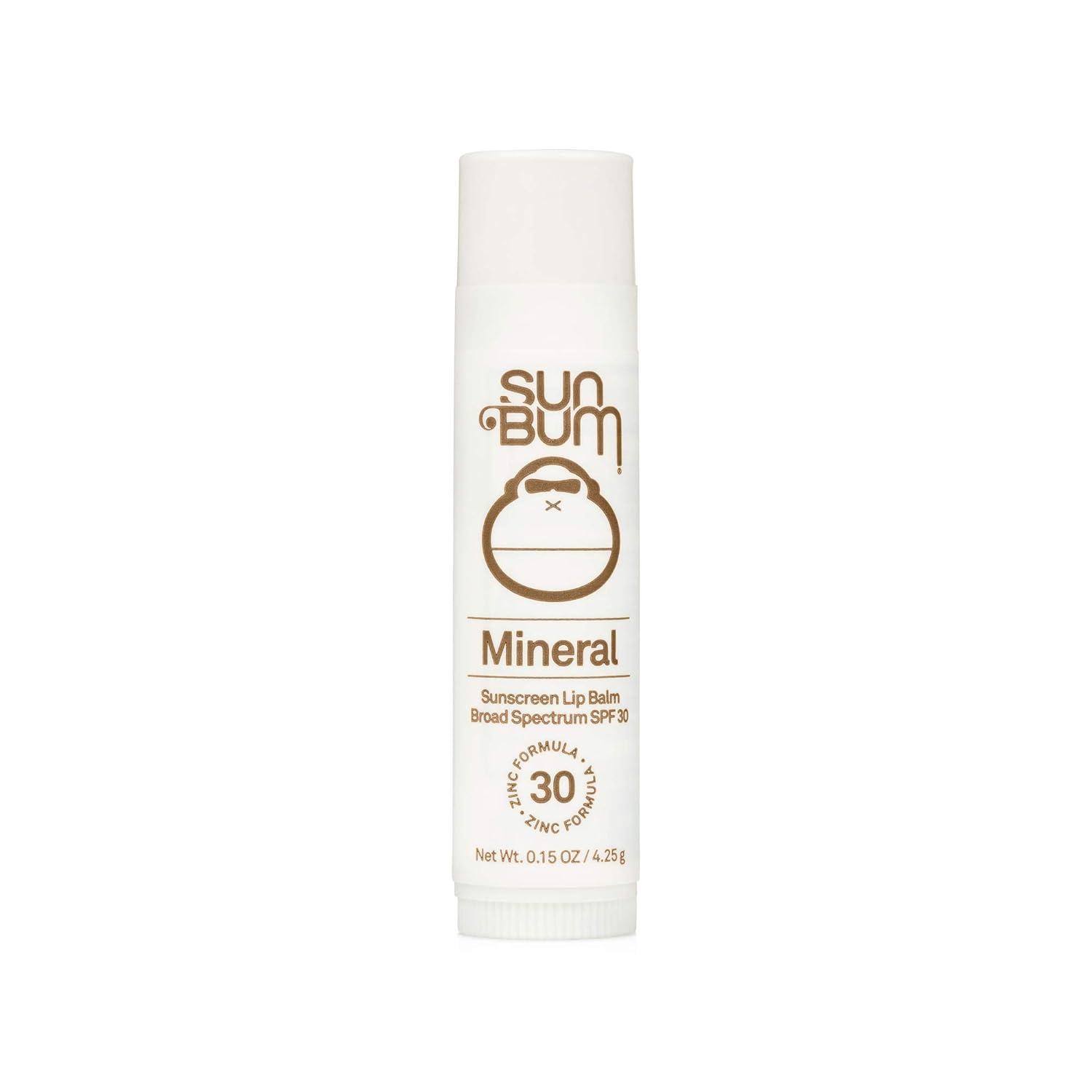 Sun Bum Spf 30 Mineral Sunscreen Lip Balm | Vegan And Hawaii 104 Act Compliant (Octinoxate & Oxybenzone Free) Broad Spectrum Natural Lip Care With Uva/Uvb Protection | .15 Oz