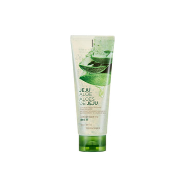 The Face Shop Jeju Aloe Fresh Soothing Foam Cleanser - Brightening, Hydrating, Moisturizing Face Wash With Green Tea, Aloe Vera, Rosemary & Chamomile - Korean Skin Care Facial Cleanser