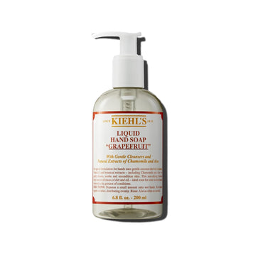 Kiehl'S Grapefruit Liquid Hand Soap, Scented Hand Wash To Soothe & Condition Skin, Non-Drying, With Coconut-Derived Cleansers, Vitamin E & Botanical Extracts, All Skin Types, Grapefruit Citrus Scent