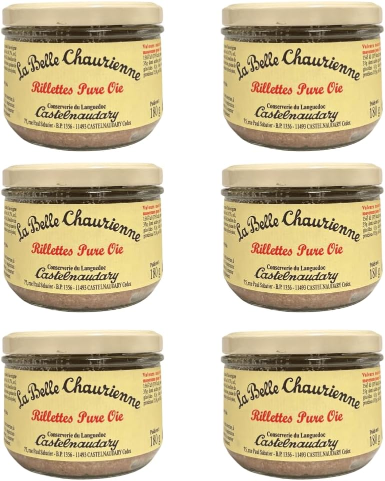La Belle Chaurienne Goose Rillettes 180G X 6