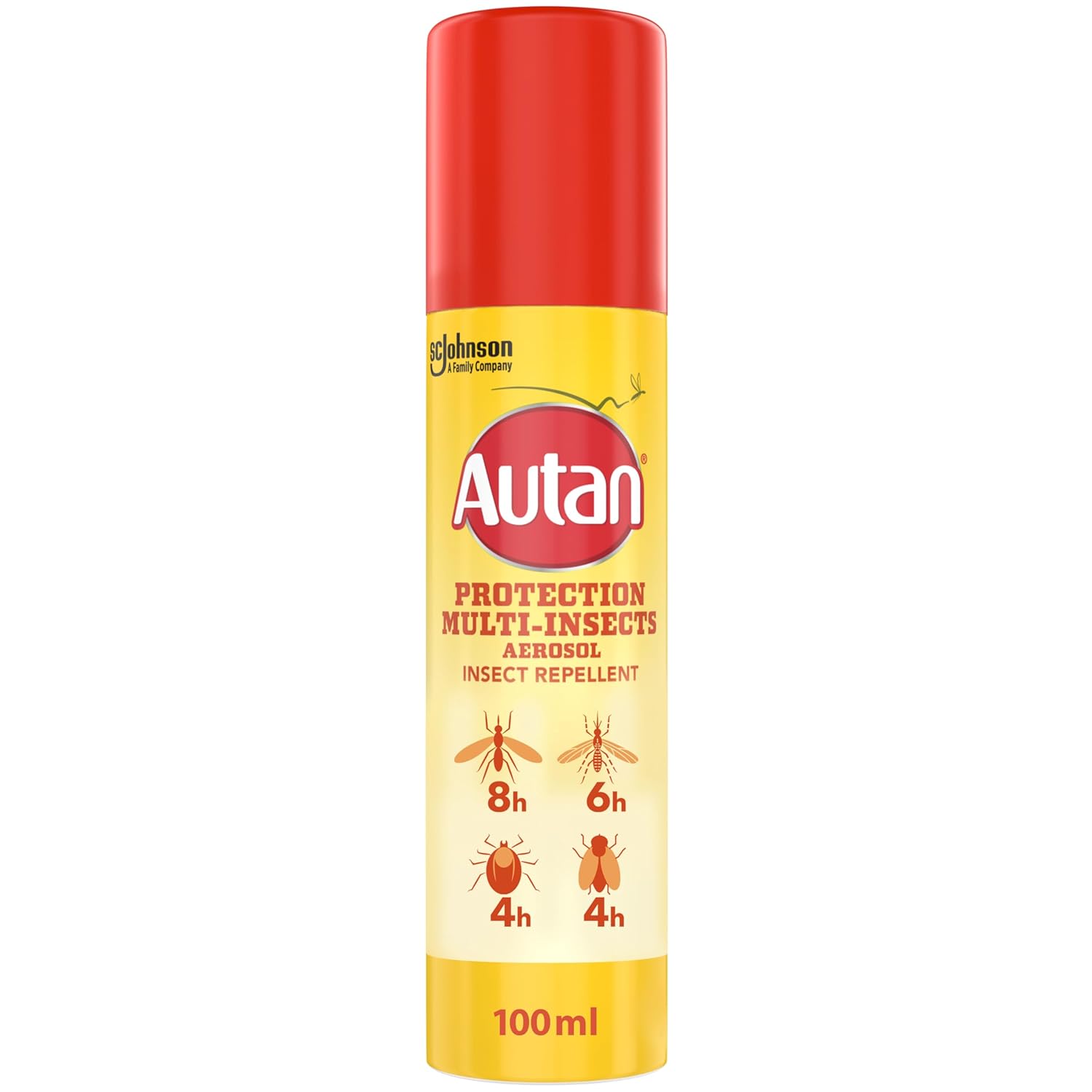Autan Mosquito & Insect Repellent Spray, Travel Essentials, Suitable For Kids, Deet Free Formula, Up To 8 Hours Protection Against Mosquitoes, Biting Flies And Ticks, 100 Ml