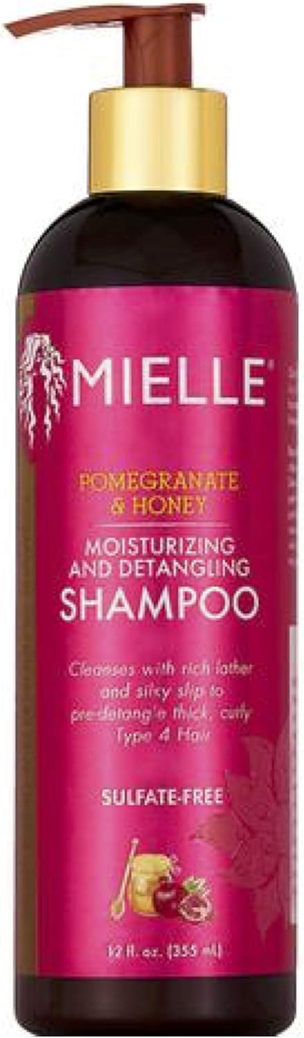 Mielle Pomegranate & Honey Moisturizing And Detangling Shampoo & Conditioner Set (355Ml Each)