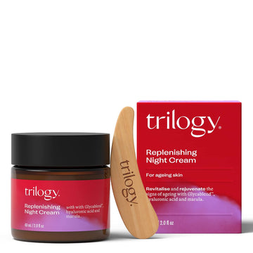 Trilogy Replenishing Night Cream, with Glycablend & Co-enzyme Q10, 2.0 fl oz