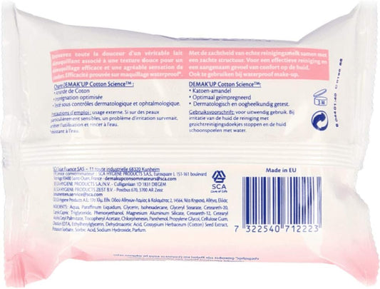 Demak'Up Cocoon Dry To Very Dry Skins 25 Cleansing Wipes