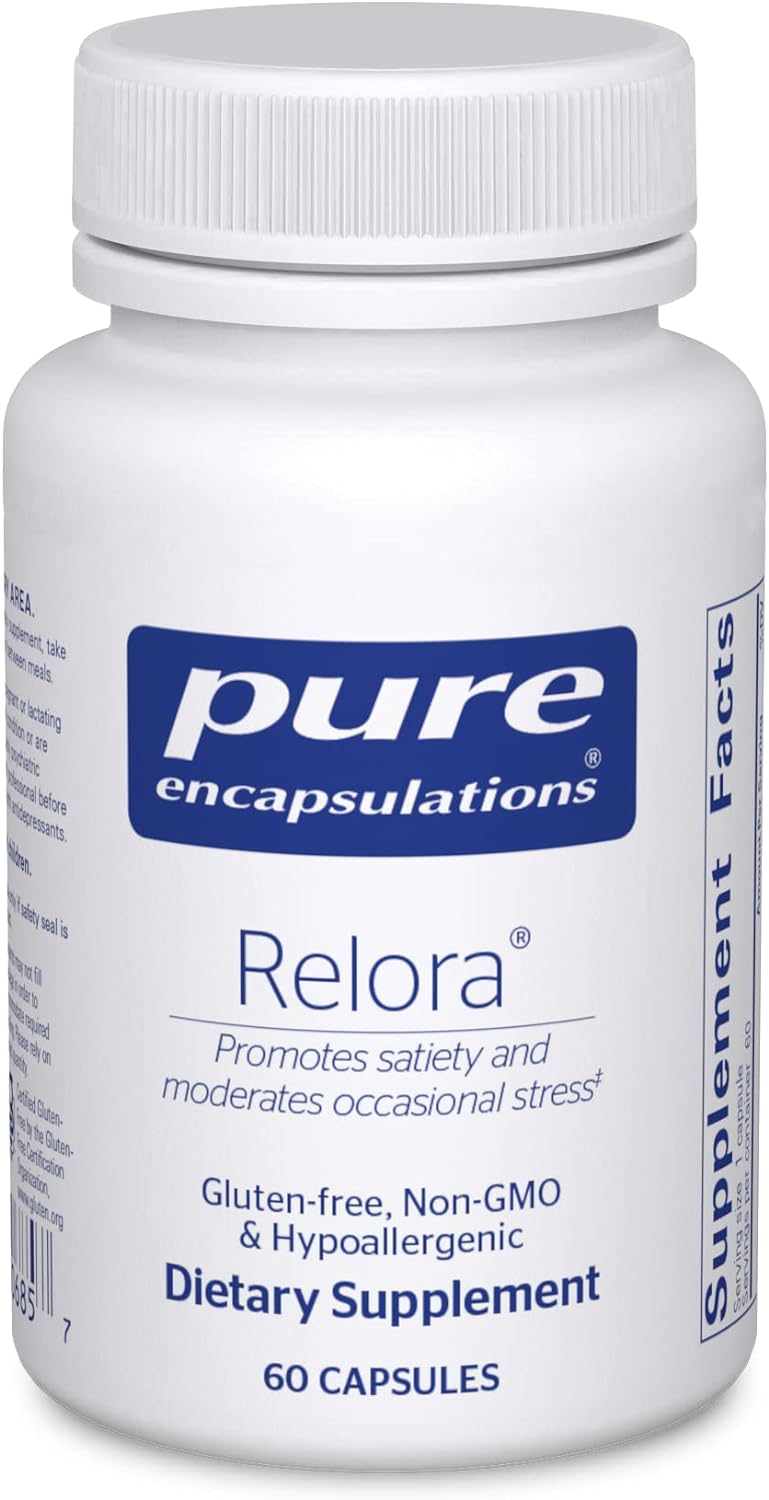 Pure Encapsulations Relora | Hypoallergenic Supplement Promotes Healthy Cortisol And Dhea Production And Moderates Occasional Stress | 60 Capsules