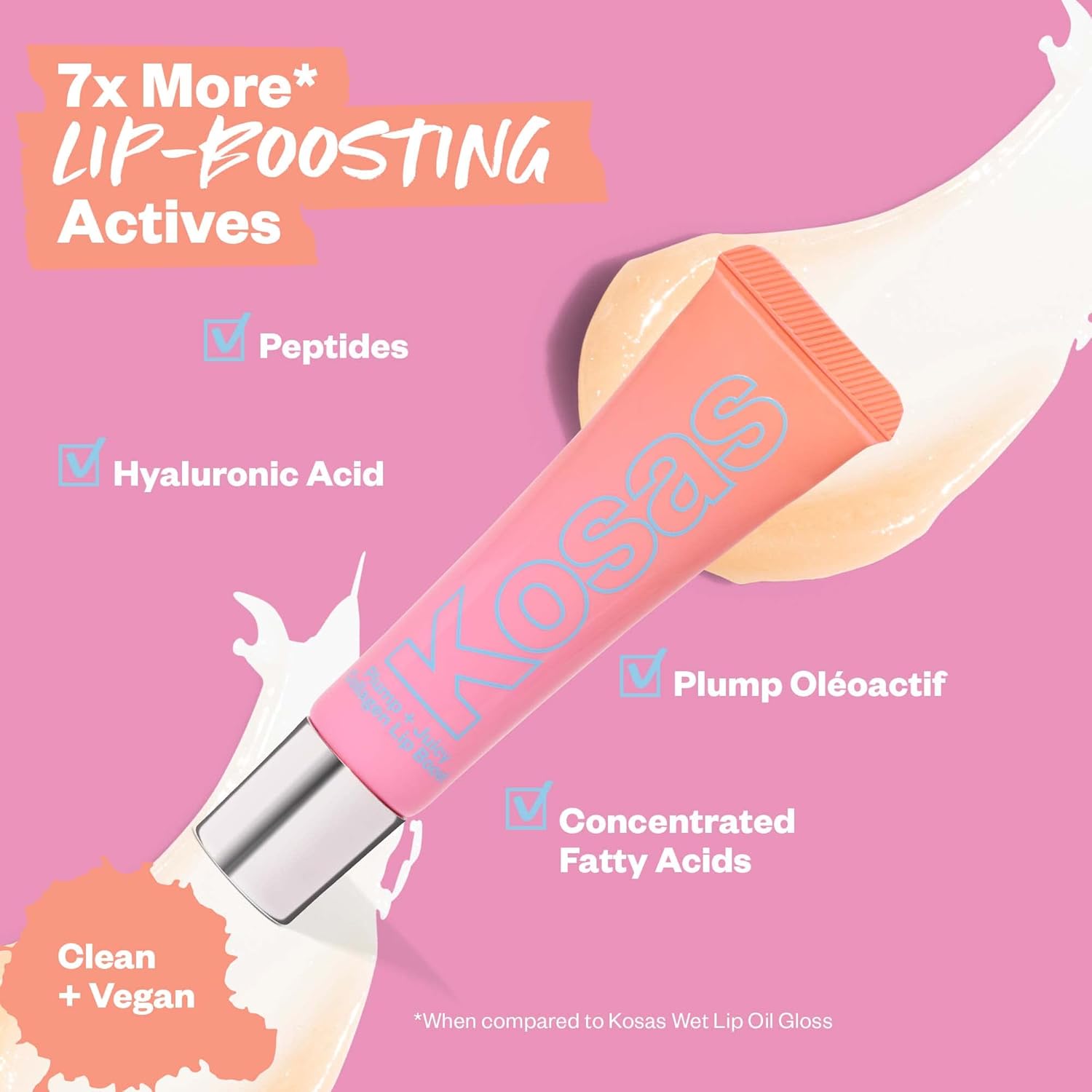Kosas Plump And Juicy Lip Collagen Booster : Beauty & Personal Care