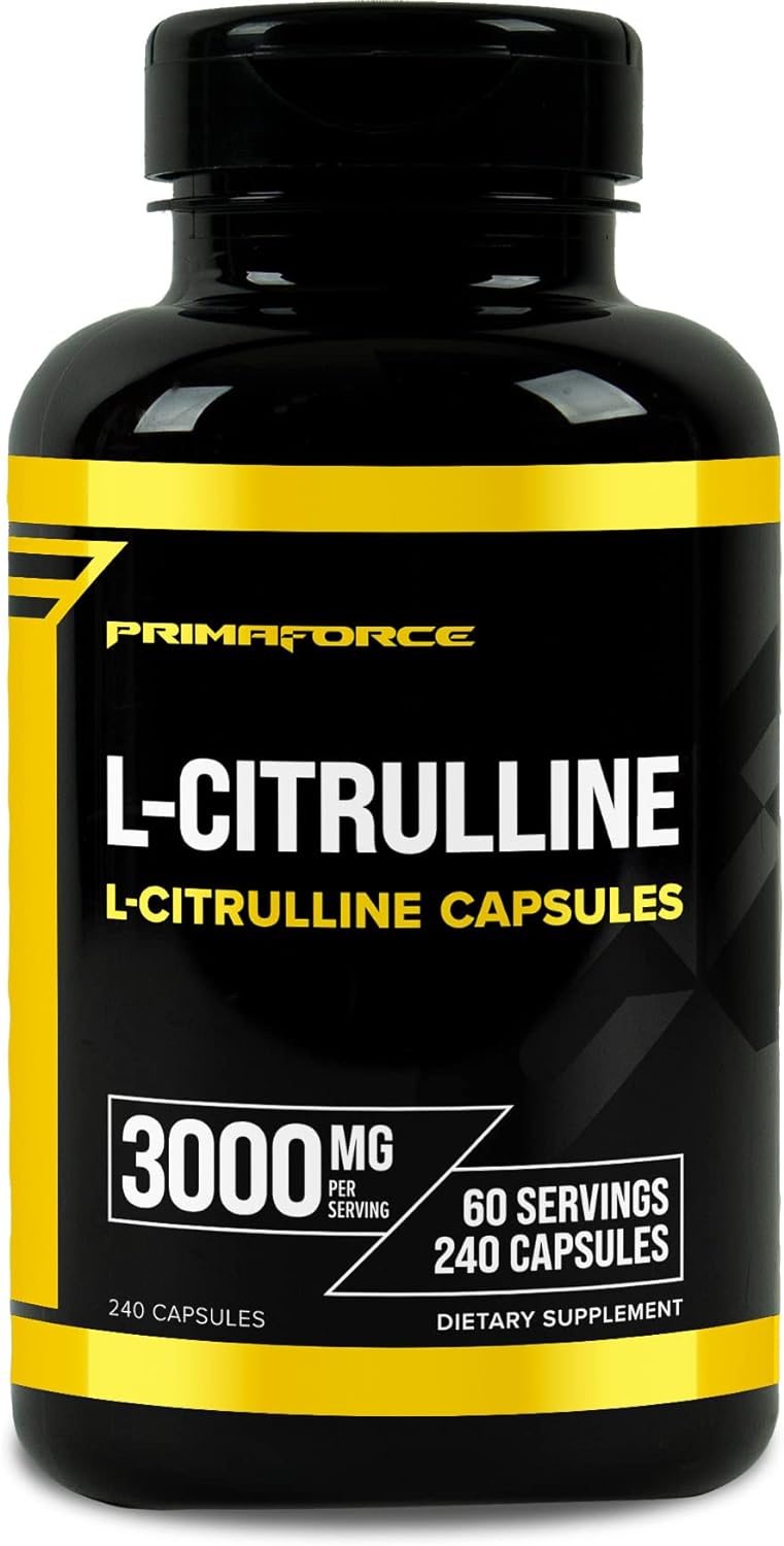 Primaforce L-Citrulline 3000mg, 240 Capsules, 60 Servings240 Count (Pa