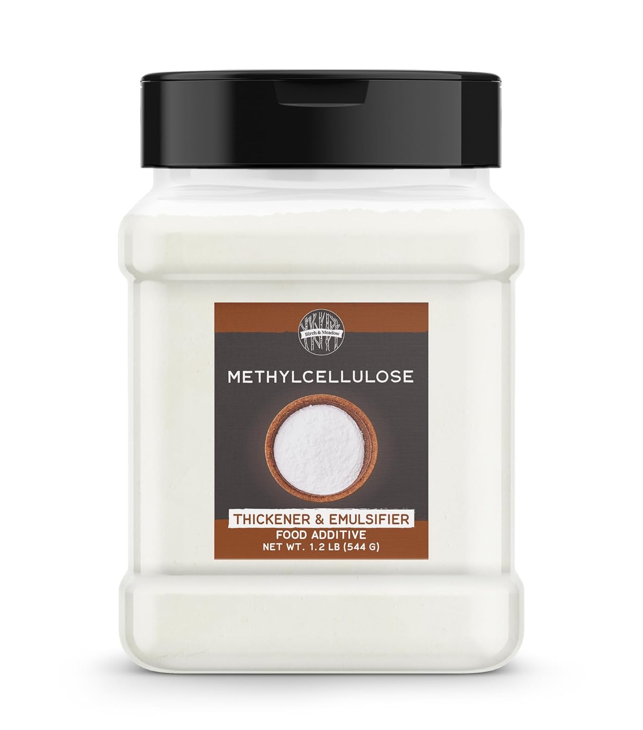 Birch & Meadow Methylcellulose, 1.2 Lb, Thickener & Emulsifier, Food Additive, Baked Goods & Desserts