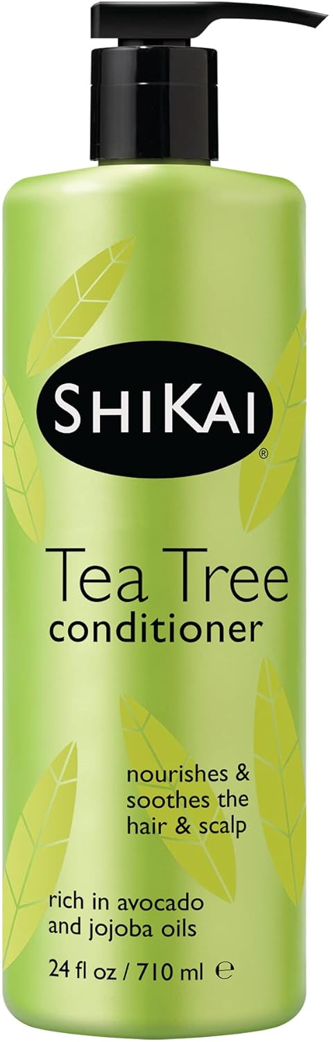 ShiKai Tea Tree Conditioner (24 oz) | Repair Hair, Refresh & Stimulate Scalp | With Revitalizing Peppermint, Tea Tree & Hydrating Jojoba Oil