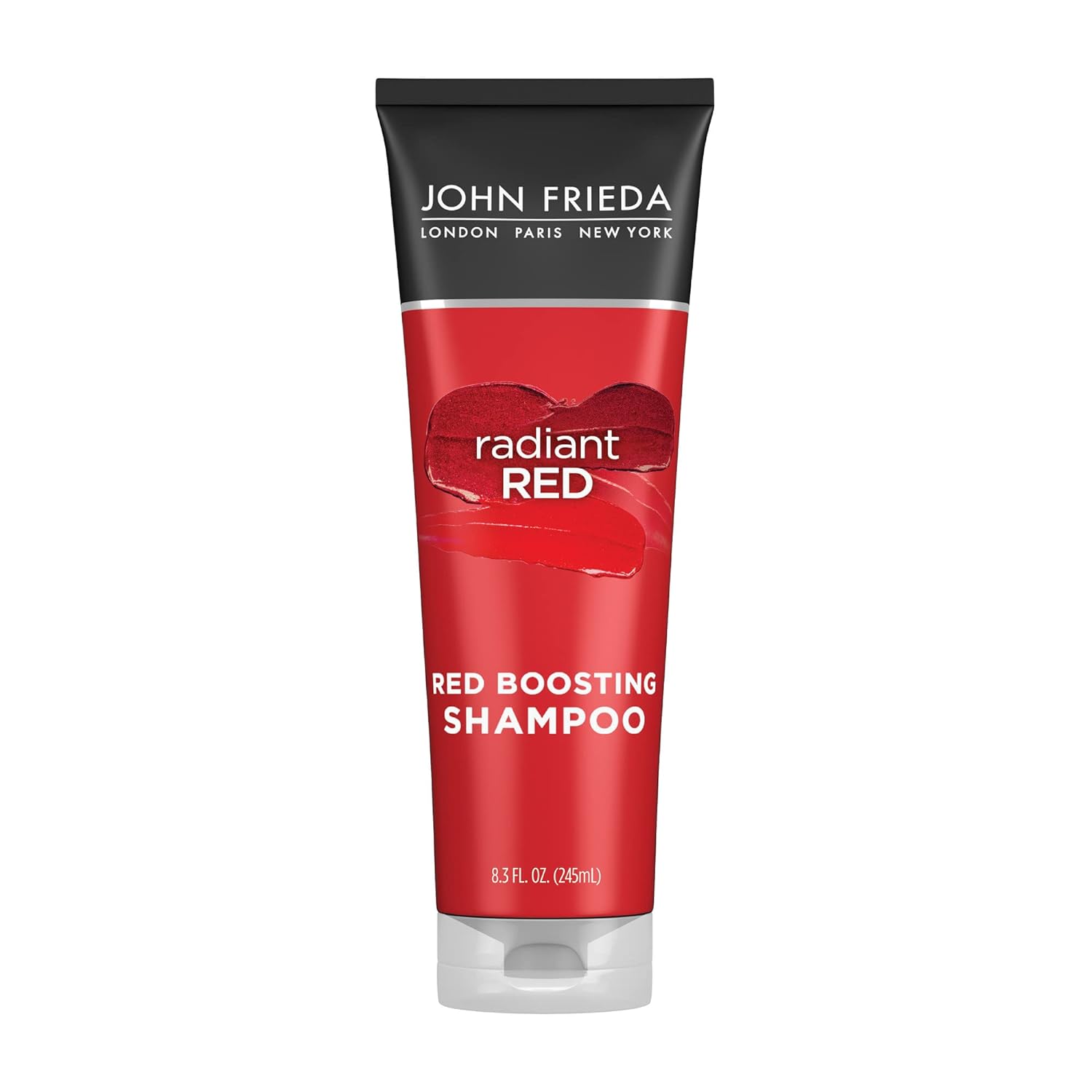 John Frieda Radiant Red Red Boosting Shampoo, Daily Shampoo, Helps Enhance Red Hair Shades, 8.3 Ounce, With Pomegranate And Vitamin E