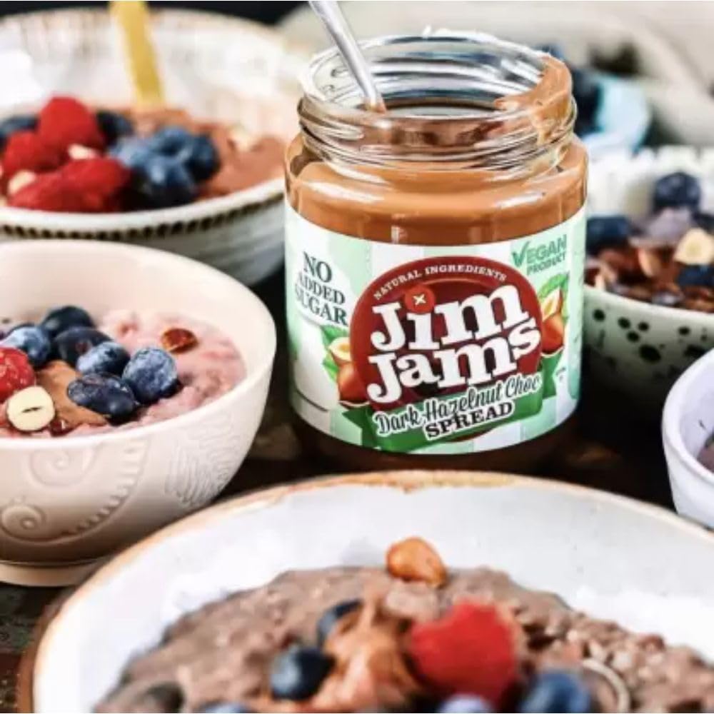 Jim Jams 83% Less Sugar Hazelnut Chocolate Spread 350G