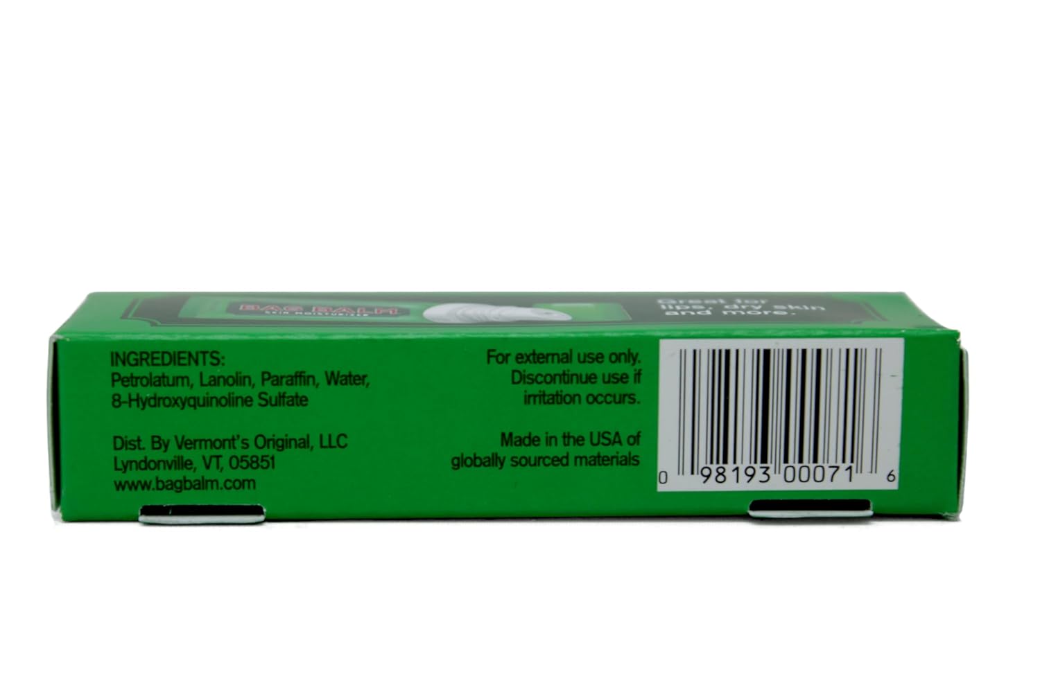 Bag Balm Skin Moisturizer Kit - Original Formula For Dry Skin, Hands, Feet, Lips, Cuticles, Elbows, Heels, Chafing, Pets & Livestock - Includes 1 8 Oz Tin & 1 0.33 On The Go Tube