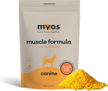 MYOS Canine Muscle Formula - All-Natural Muscle Building Supplement - Reduce Muscle Loss in Aging Dogs and Improve Recovery from Injury or Surgery