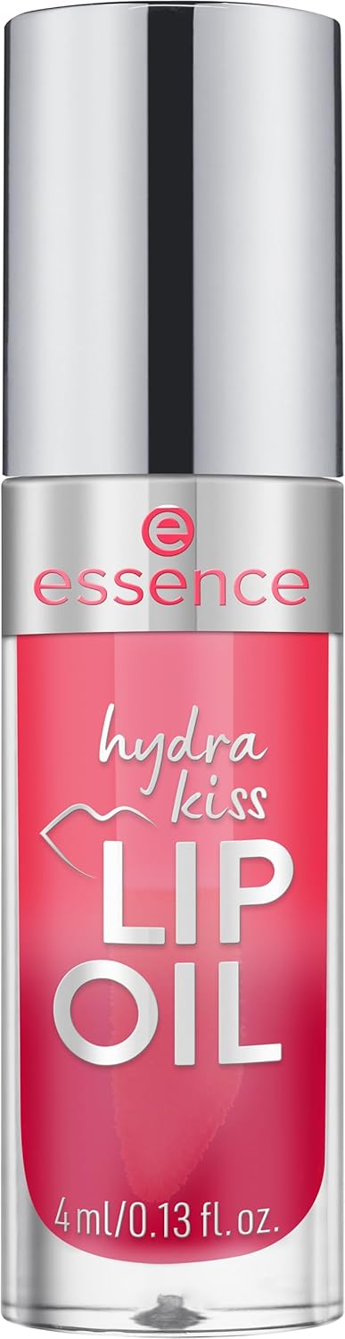 Essence | Hydra Kiss Lip Oil |Intense Hydration & Glossy Finish | Infused With Hyaluronic Acid, Vitamin E & Jojoba Oil | Vegan & Cruelty Free (06 | Cranberry Is Back)