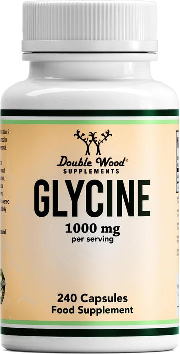 Glycine Supplement | 300 Glycine Capsules | Manufactured In The Usa