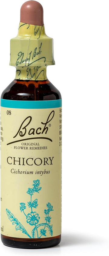 Bach Original Flower Remedies (Chicory) Live & Let Live, Love Unconditionally, Emotional Wellness, Natural Flower Essence, 20Ml