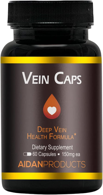Vein Caps Supplement, Support Healthy Venous Function, Support Circulation With Pine Bark Extract, 60 Capsules