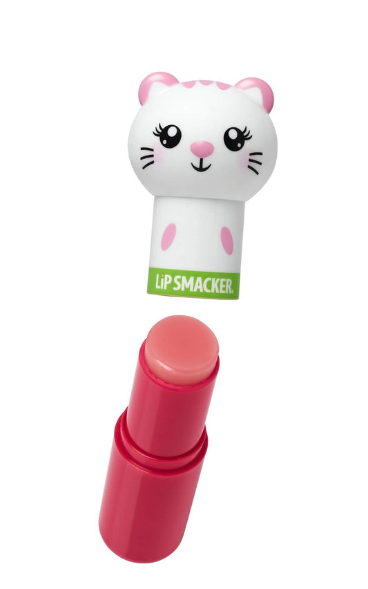 Lip Smacker Lippy Pals Kitten, Flavored Moisturizing & Smoothing Soft Shine Lip Balm, Hydrating & Protecting Fun Tasty Flavors, Cruelty-Free & Vegan - Kitten Water-Meow-Lon