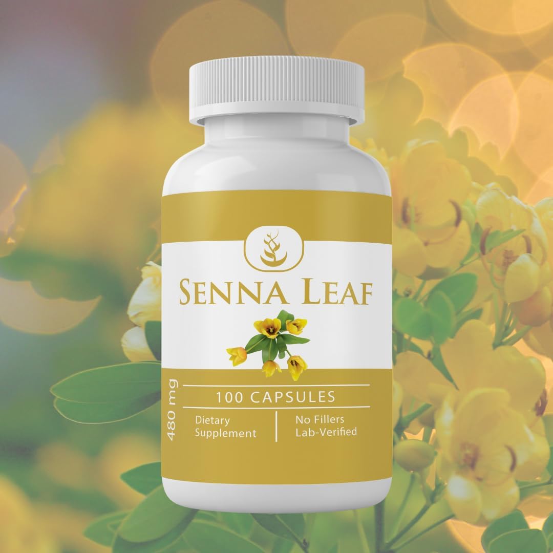 Pure Original Ingredients Senna Leaf, Always Pure, No Additives or Fillers, Lab Verified (100 Capsules) : Health & Household