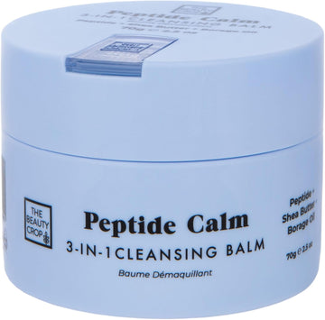 The Beauty Crop Peptide Calm Refillable Cleansing Balm - Nourishing & Hydrating, Suitable For All Skin Types, Vegan Friendly - 100 Ml