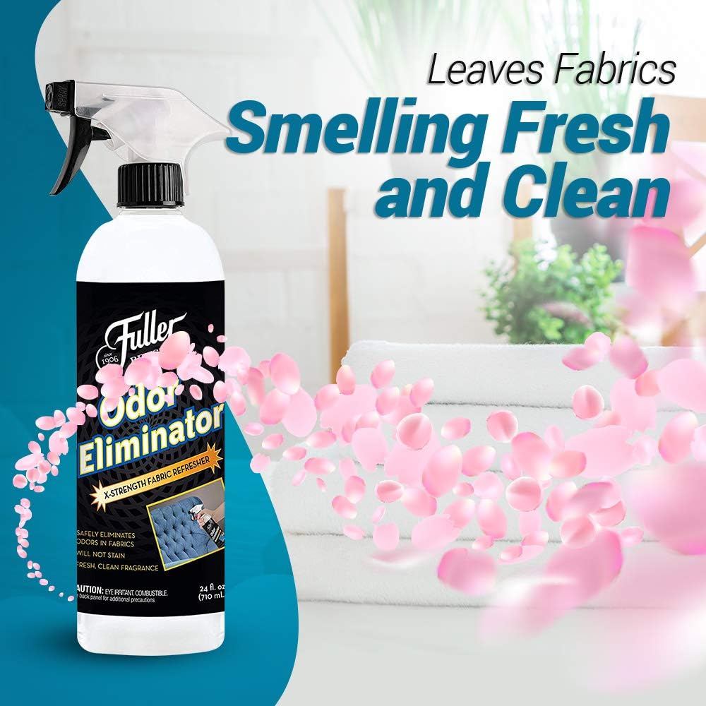 Fuller Brush Odor Eliminator Extra Strength Fabric Refresher Spray Refill Bottle - Refreshing Deodorizer for Cloths - Clean Fresh Scent for Linen, Clothing, Carpet, Upholstery & Car Interior : Health & Household