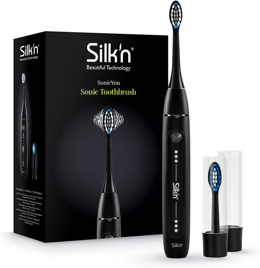 Silk'N Sonicyou Black Sonic Toothbrush With 300 Days Battery Life